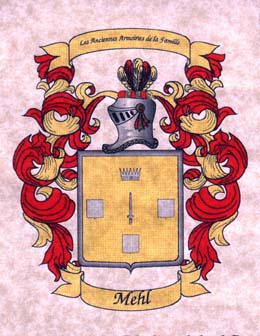 Anicent Mehl Coats of Arms